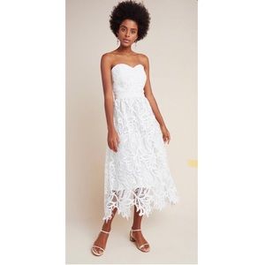 Shoshanna Fidelia Lace Midi Dress size 6
